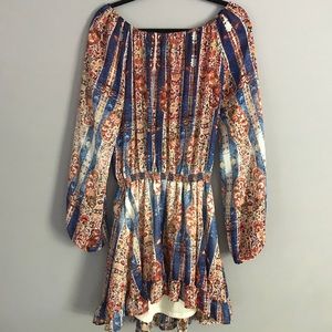 ShowMeYourMuMu Long-Sleeve Off-The-Shoulder Dress